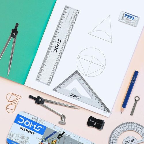 Doms *DOMS Geommy Mathematical Drawing Instrument Geometry Box