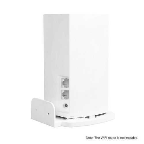 Wall Mount Bracket Holder Stand For Linksys Velop Dual-Band Wifi Router Protective Holder Bracket Stand White