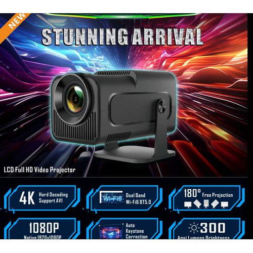 Smart Mini Android Tv Projector 4k Screen Video 1080p LCD