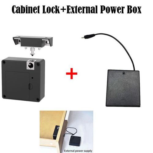 Wardrobe Furniture Sauna Cupboard Locker Hole-Free Invisible Sensor Induction Cabinet Lock M1 Ic Smart Electronic Lock