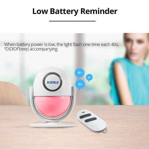 Kerui 125db Motion Alarm Door Bell Home Security Wireless Control Burglar Sensor Welcome Doorbell Sos Alarm Systems