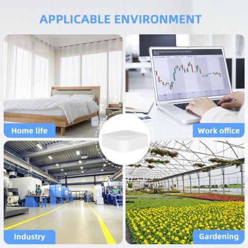 Tuya Wifi/zigbee Smart Air Quality Box Voc Hcho Pm2.5/10 Gas Temperature Humidity Meter 6 In 1 Air Housekeeper