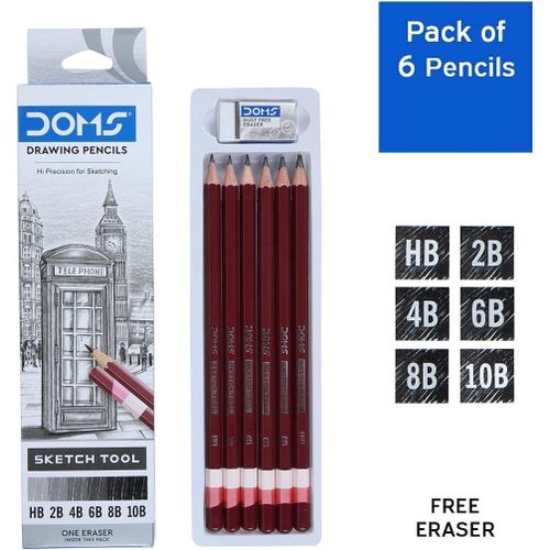 Doms Drawing & Sketching Graphite Pencil