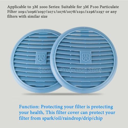 Waterproof Filter Cover For 2091 2097 2096 2297 2071 Particulate Filter Replacement For 6200/7502/6800 Gas Chemical Respirator
