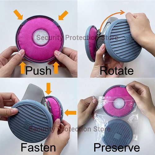 Waterproof Filter Cover For 2091 2097 2096 2297 2071 Particulate Filter Replacement For 6200/7502/6800 Gas Chemical Respirator