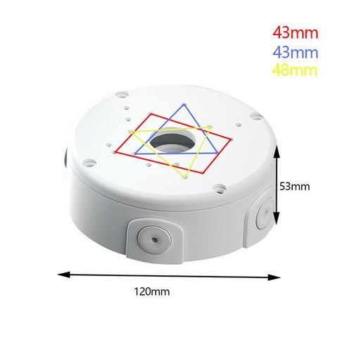 Waterproof Junction Box For Camera Brackets Accessories For Cameras Surveillance Dome Brackets 1set