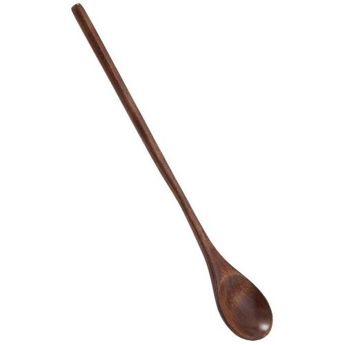 6 Pcs Wooden Spoon,Long Handle Wood Spoons Mixing Stirring Soup Coffee Iced Tea Spoon Used for Kitchen Mixing Cooking