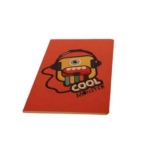 Aliens Sewn Notebook A5-Orange