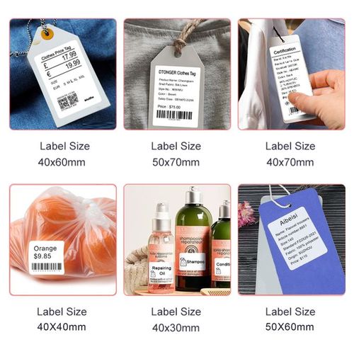 Label Printer Sticker Thermal Label Paper Self-Adhesive