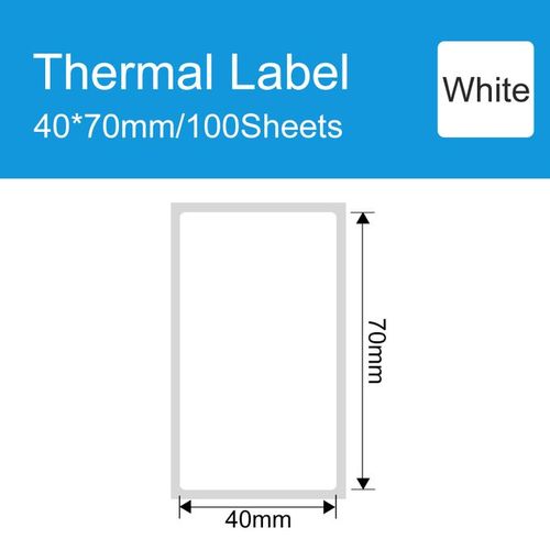 Label Printer Sticker Thermal Label Paper Self-Adhesive