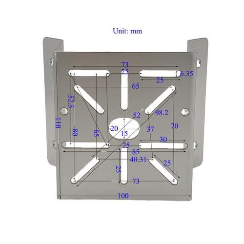 Medium Right Angle 90° Exterior Wall Corner Mount Bracket For Wide View Ptz Security Camera Mounting Steady Support