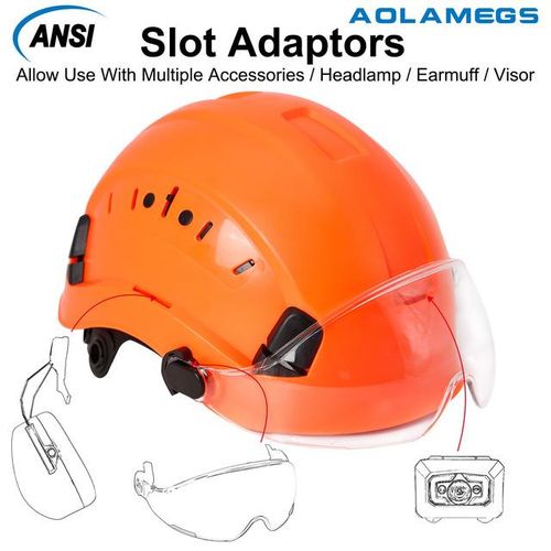 Safety Helmet With Men's Construction Hard Hat Abs Protective Helmets Work Cap For Working Climbing Riding
