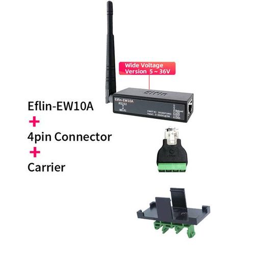 Smallest Elfin-Ew10a Wireless Networking Devices Modbus Tpc Ip Function Rs232 To Wifi Serial Server