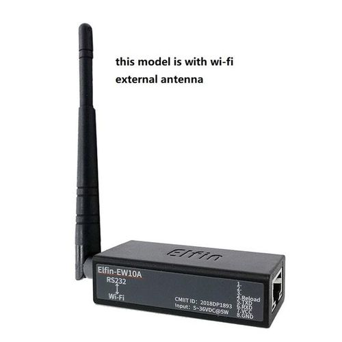 Smallest Elfin-Ew10a Wireless Networking Devices Modbus Tpc Ip Function Rs232 To Wifi Serial Server