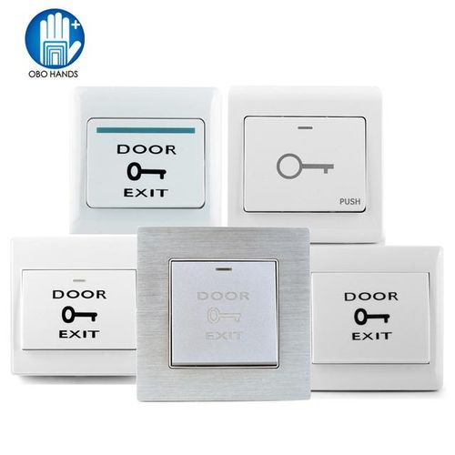 Waterproof Door Exit Button Release Switch No/nc/com Output Emergency Push Button Fireproof Plastic For Access Control System