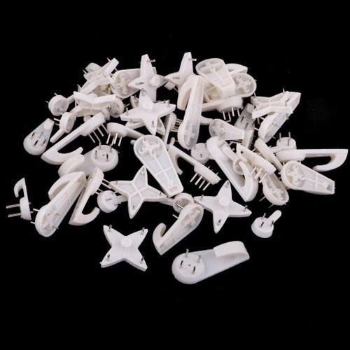 50pcs Wall Mount NonMark Hooks For Wedding Picture Photo Frame Mirror