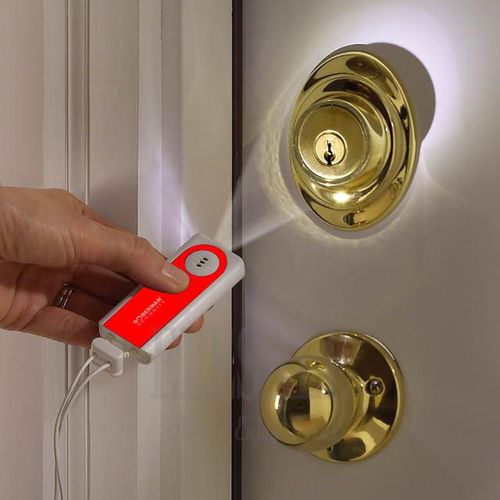 Security Portable Travel Door Alarm Entry Defense Intruder Alarm 100db Flashlight For Home Apartment Hotel