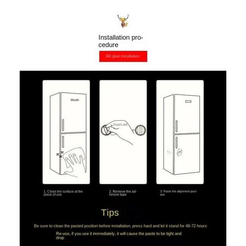 Refrigerator Door Lock Strong Adhesive Freezer Door Lock Document Drawer Lock Child Safety Cabinet Lock With Key
