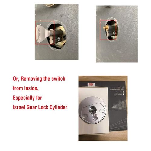 Wehere Smart Lock M531 Tuya/ttlock Fingerprint Remote Control Support Alexa Wifi Wireless Cylinder Cut Key Switch