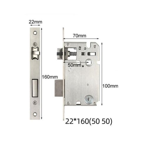 Smart Fingerprint Lock Body Special Mortise Smart Lock 5050 125mm-240mm 2585-7085mm 5572 6072 300*6085 Lock Body