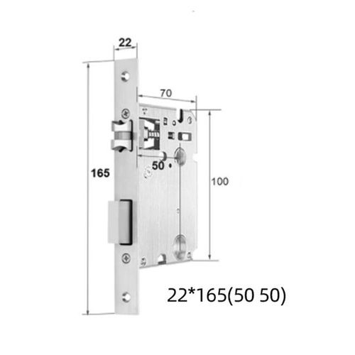 Smart Fingerprint Lock Body Special Mortise Smart Lock 5050 125mm-240mm 2585-7085mm 5572 6072 300*6085 Lock Body