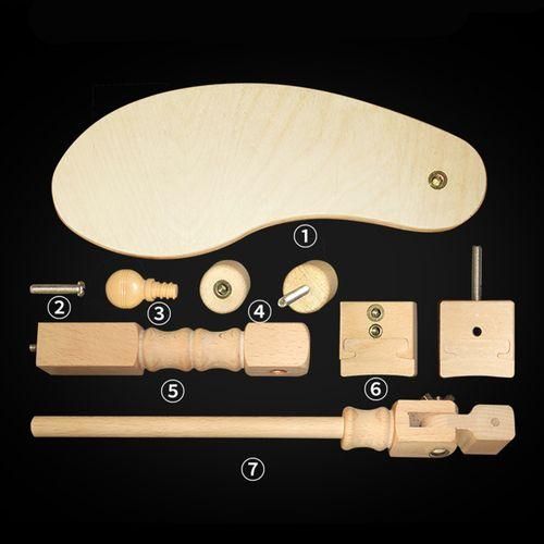 Universal Embroidery Lap Stand Adjustable Wooden Cross
