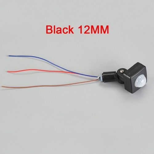 Ultrathin Led Flood Motion Sensor Waterproof Outdoor 85-265v Ip65 Motion Sensor Adjustable Switch 10/12mm