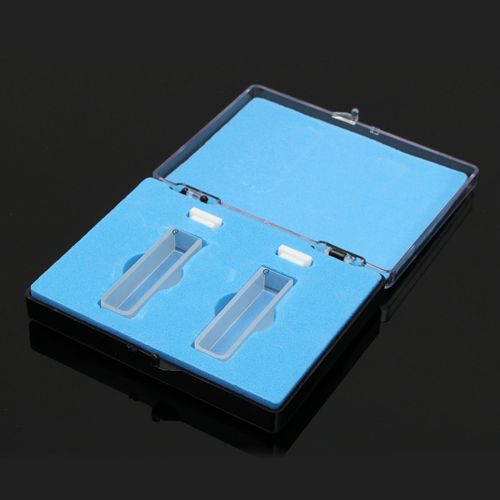 4pcs 3.5ml Optical Quartz Cuvettes 10mm Cuvette Cell Spectrometer With Box