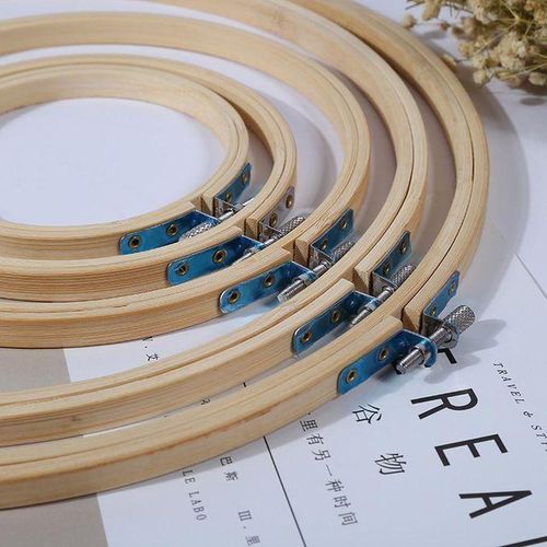 Bamboo Cross Stitch Machine Embroidery Hoop Ring Sewing 3 10 Inch