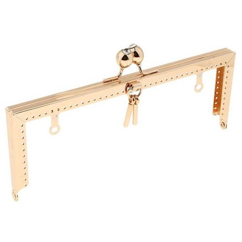 20.5cm Square Metal Frame Kiss Clasp For DIY Handle Coin Bag Purse