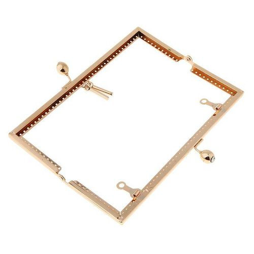 20.5cm Square Metal Frame Kiss Clasp For DIY Handle Coin Bag Purse