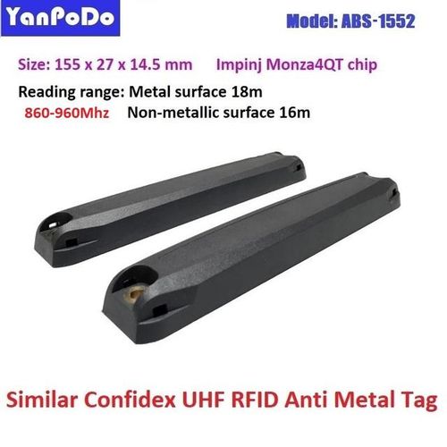 Similar Confidex Passive Impinj Monza 4qt Chip Long Range 15m Uhf Anti Metal Tag 860-960mhz Durable For Inventory System