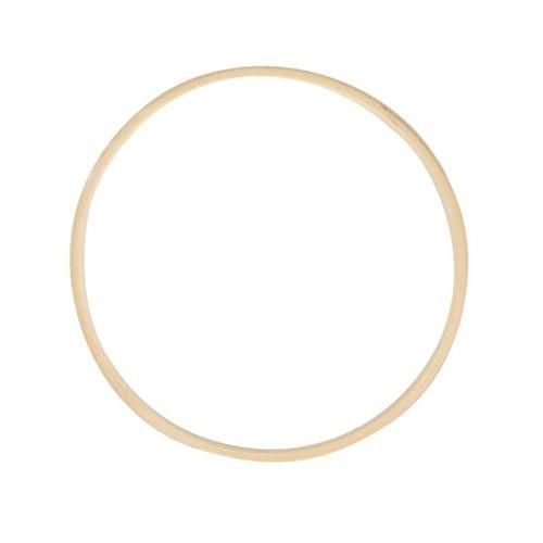 3x Embroidery Hoops Circle Wooden Macrame Ring DIY Cross Stitch