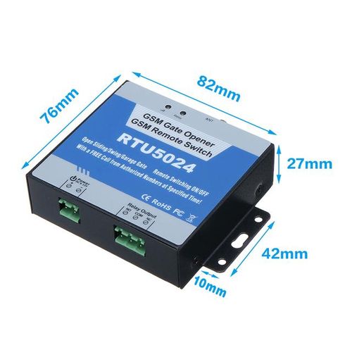 Rtu5024 Gsm Gate Opener Relay Switch Wireless Remote Control Door Access Switch Door Opener Free Call 850/900/1800/1900mhz