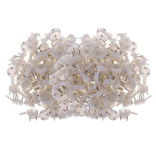 200x Hard Wall Picture Frame Mirror Hanging Hook Hanger Nail Fixing