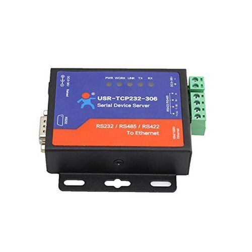 Usr-Tcp232-306 Serial To Ethernet Converter Lan Ethernet Tcp/ip To Rs232 Rs485