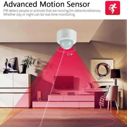 Tuya Zigbee Human Motion Sensor Smart Home Motion Sensor Security Smart Life Works With Alexa Google Home Gateway