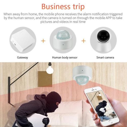 Tuya Zigbee Human Motion Sensor Smart Home Motion Sensor Security Smart Life Works With Alexa Google Home Gateway