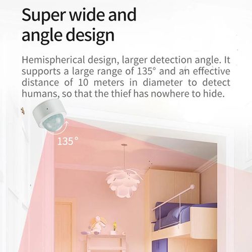 Tuya Zigbee Human Motion Sensor Smart Home Motion Sensor Security Smart Life Works With Alexa Google Home Gateway