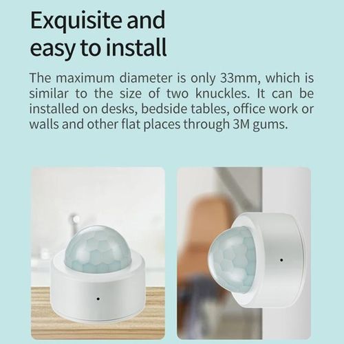 Tuya Zigbee Human Motion Sensor Smart Home Motion Sensor Security Smart Life Works With Alexa Google Home Gateway