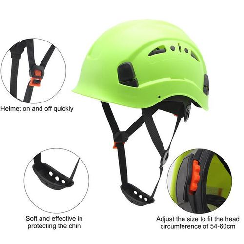 Safety Helmets Visor Abs Construction Hard Hat Protective Outdoor Riding Climing Safety Working Big Vents Hat Caps