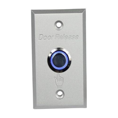 Metal Door Button With Led Backlight Metal Exit Switch Button Door Release For Electric Lock Access Control System