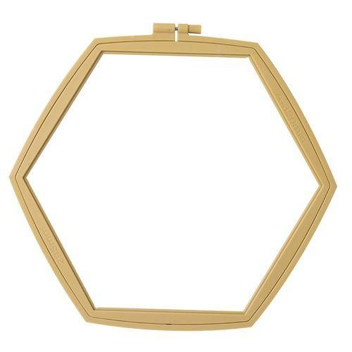 Hexagon Shaped Embroidery Hoop  Embroidery Display