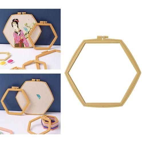 Hexagon Shaped Embroidery Hoop  Embroidery Display