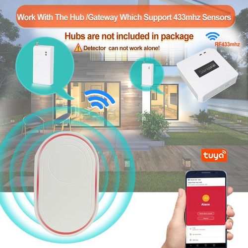 Vico 1/2/3/5pcs 433mhz Sensor Wireless Door Window Glass Break Shock Opening Alarm Anti-Theft Hub Required