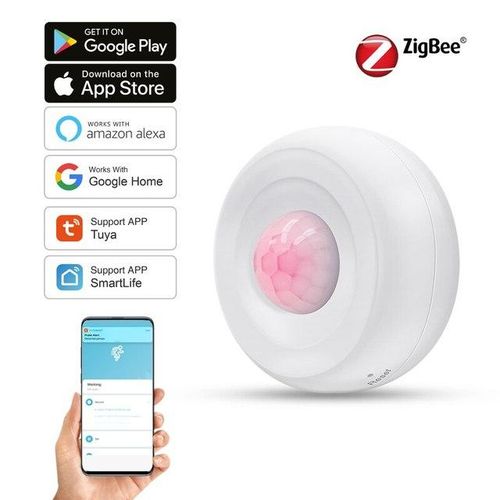 Tuya Zigbee Motion Sensor Movement Sensor Smart Life App Wireless Home Automation System Work With Alexa Google