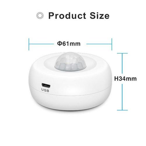 Tuya Zigbee Motion Sensor Movement Sensor Smart Life App Wireless Home Automation System Work With Alexa Google