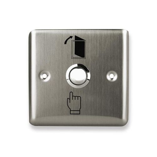 Metal Stainless Switch Door Exit Button Push To Open Home Release Button With Led For Access Control Lock System No/com