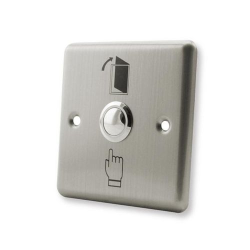 Metal Stainless Switch Door Exit Button Push To Open Home Release Button With Led For Access Control Lock System No/com