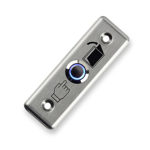 Metal Stainless Switch Door Exit Button Push To Open Home Release Button With Led For Access Control Lock System No/com